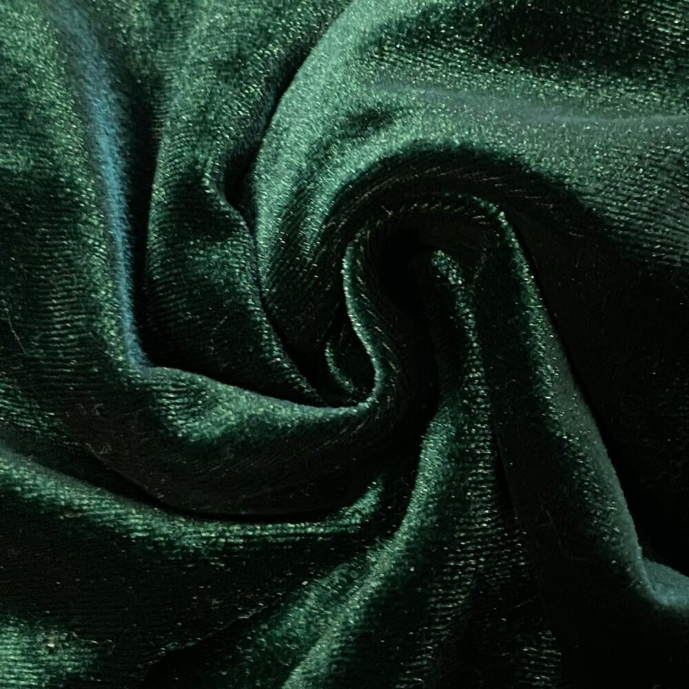 Ladivine by Cinderalla Divine CH176 Velvet Strapless Fitted Gown in Emerald - Picture 11 of 12